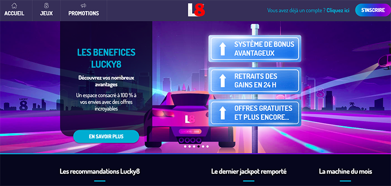 lucky8-casino-en-ligne-interface-screenshot